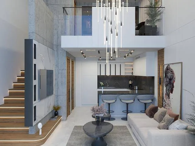 Apartment zum Verkauf in Esentepe: Maisonette mit eigenem Pool im Erdgeschoss