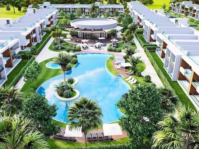 Apartment zum Verkauf in Famagusta: Schlüsselfertiges Erdgeschoss mit Garten und Terrasse