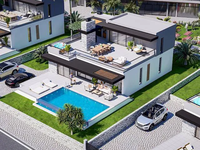 Vier Schlafzimmer mit Pool und Meerblick, Ansicht 2