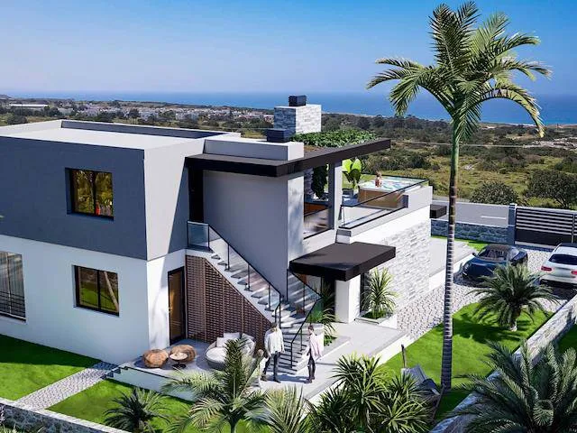 Vier Schlafzimmer mit Pool und Meerblick, Ansicht 3